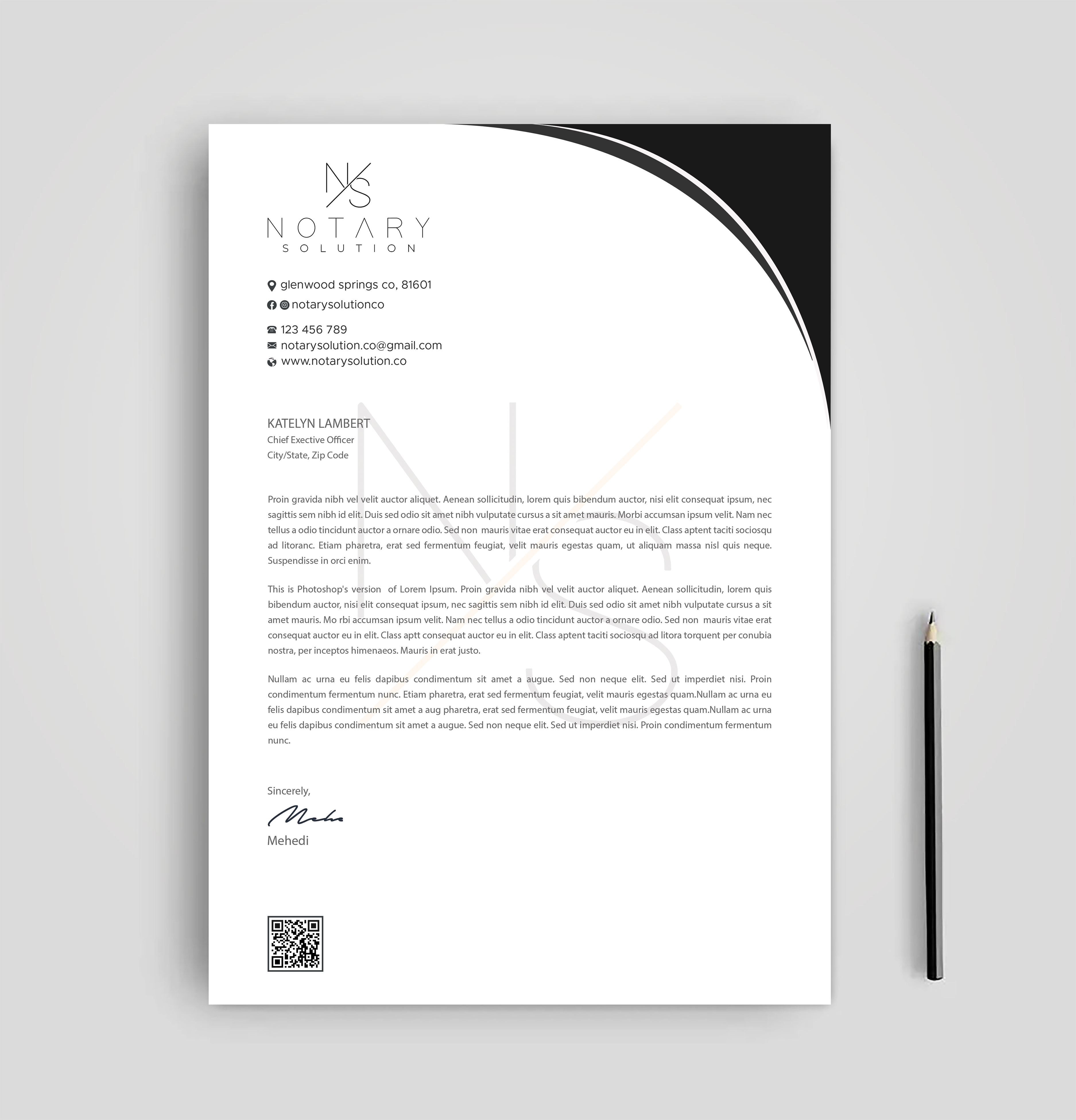 Diseño de Membrete por Expert Bappy para este proyecto | Diseño #36100736
