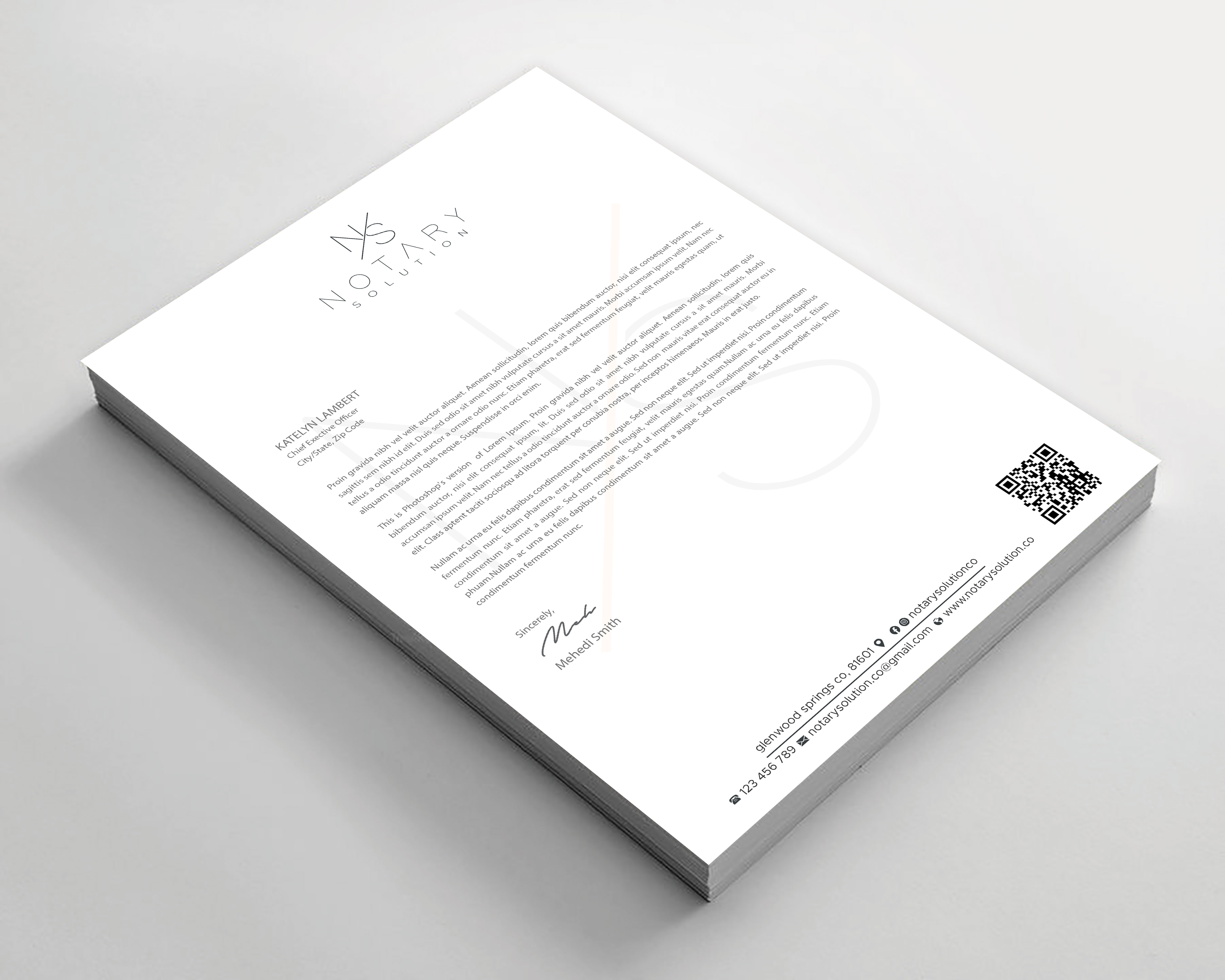 Letterhead Design by Expert Bappy for this project | Design #36101407