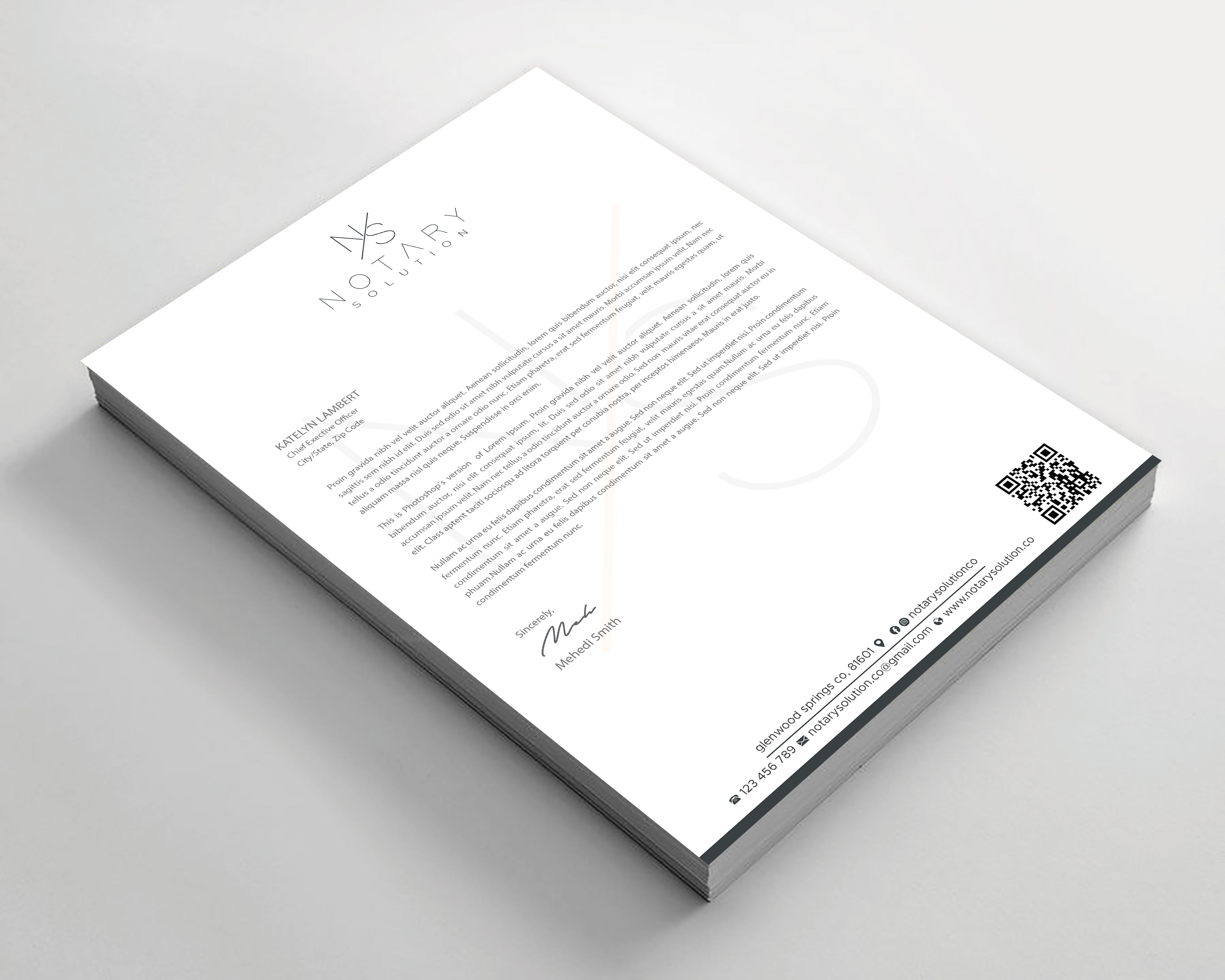 Letterhead Design by Expert Bappy for this project | Design #36101408