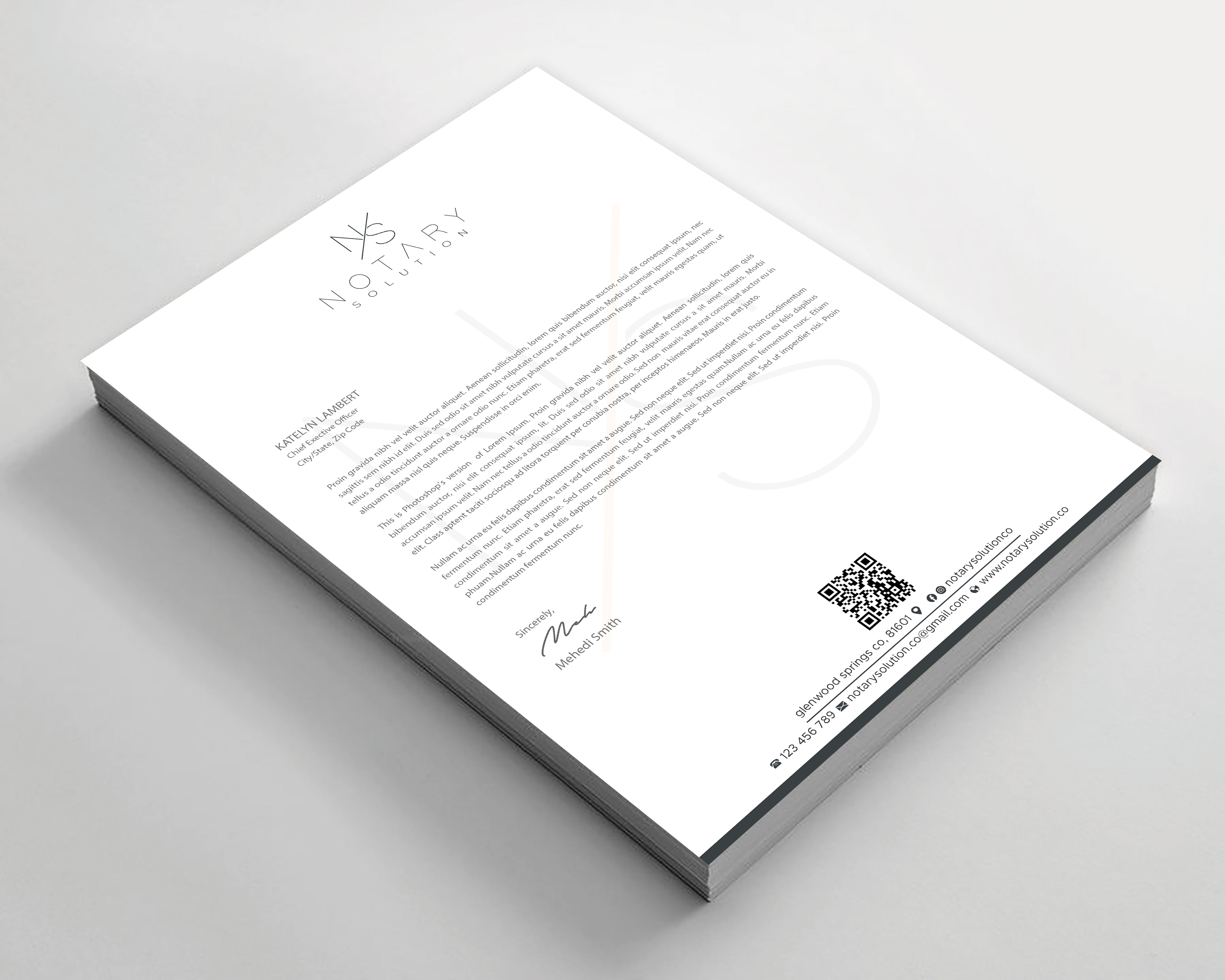 Letterhead Design by Expert Bappy for this project | Design #36101426