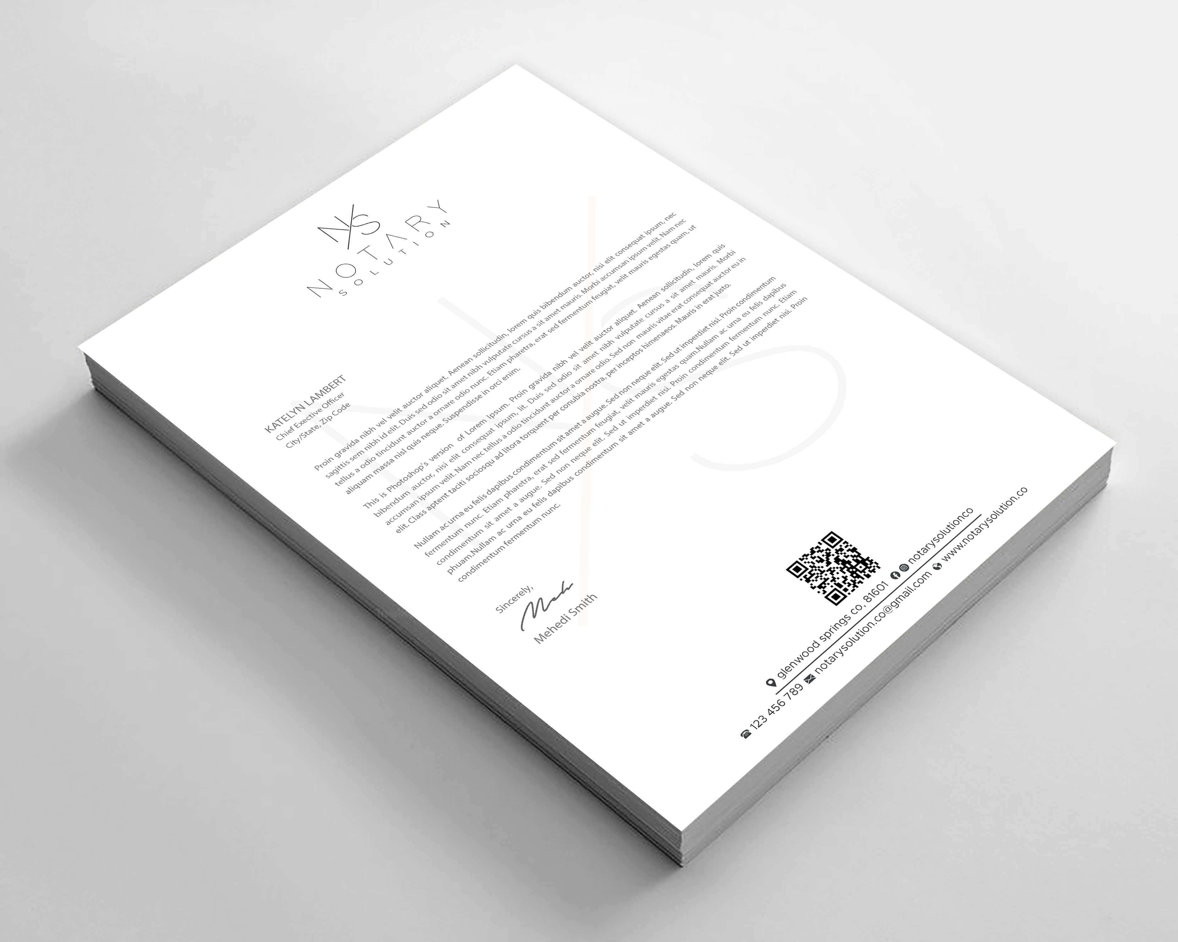 Letterhead Design by Expert Bappy for this project | Design #36101461