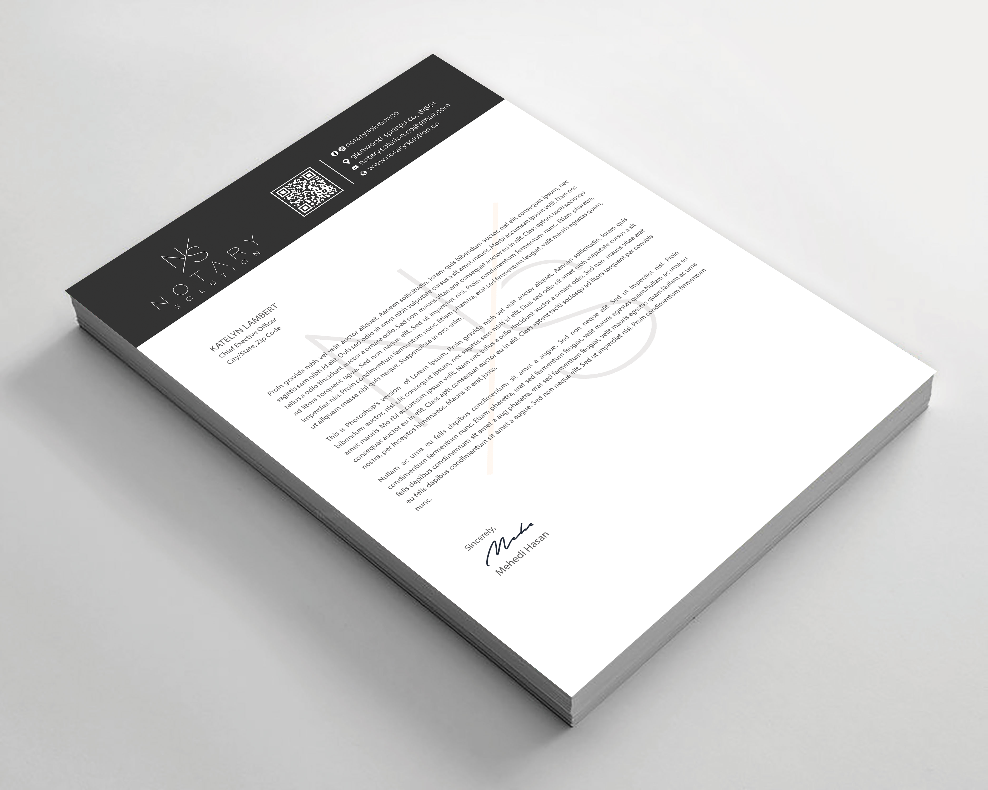 Briefkopf-Design von Expert Bappy für dieses Projekt | Design #36103071