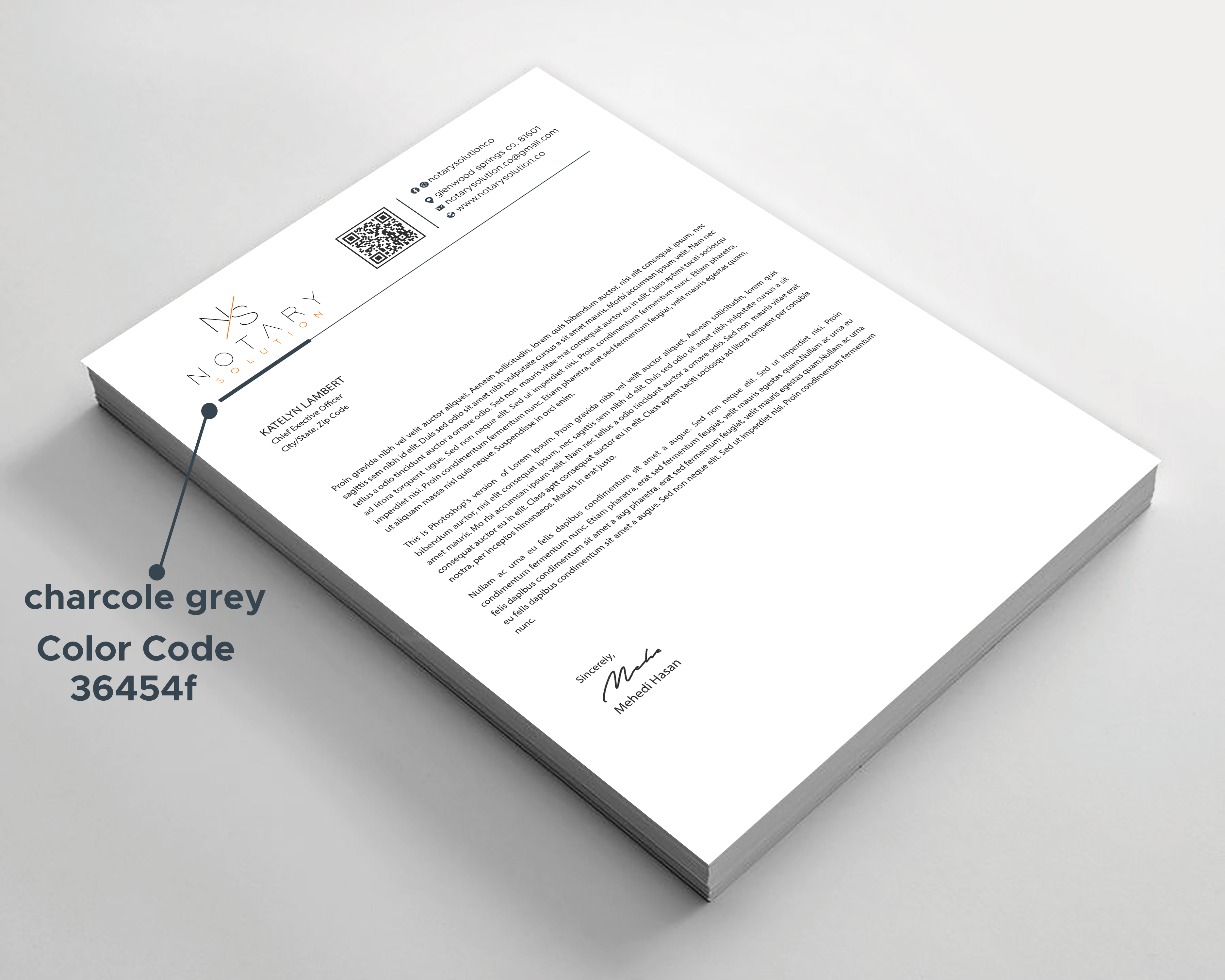 Briefkopf-Design von Expert Bappy für dieses Projekt | Design #36107400