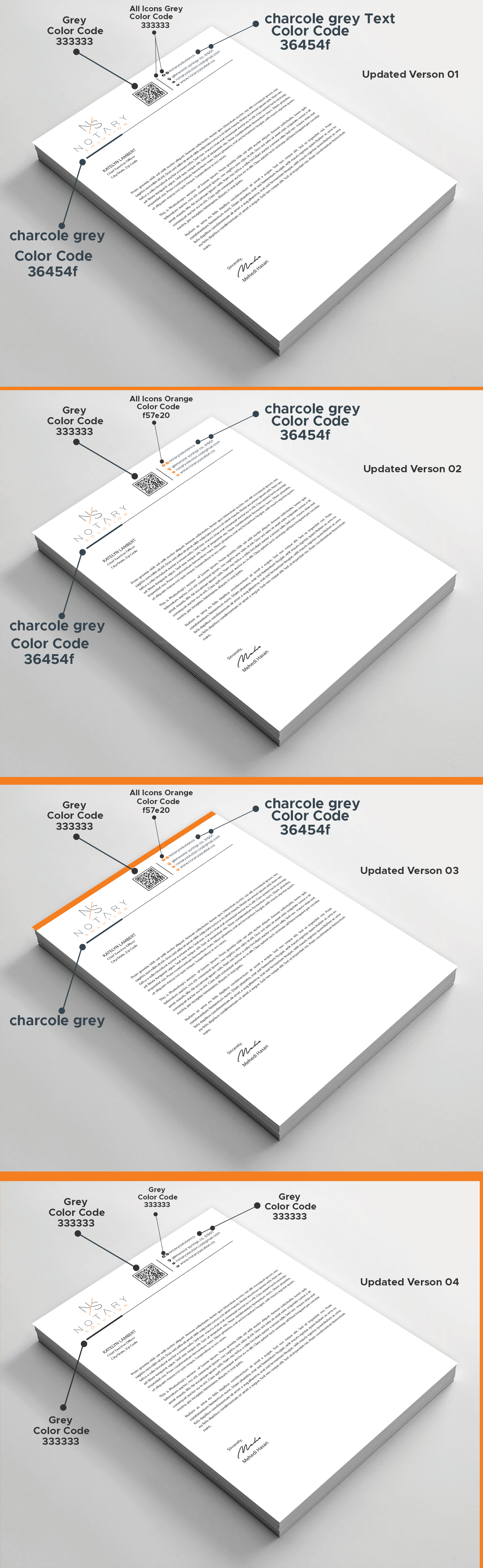 Letterhead Design by Expert Bappy for this project | Design #36107796