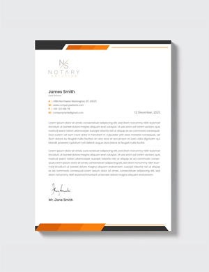 Letterhead Design by artbitin for this project | Design: #36100882