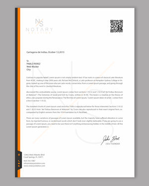 Letterhead Design by chandrayaan.creative for this project | Design: #36101940