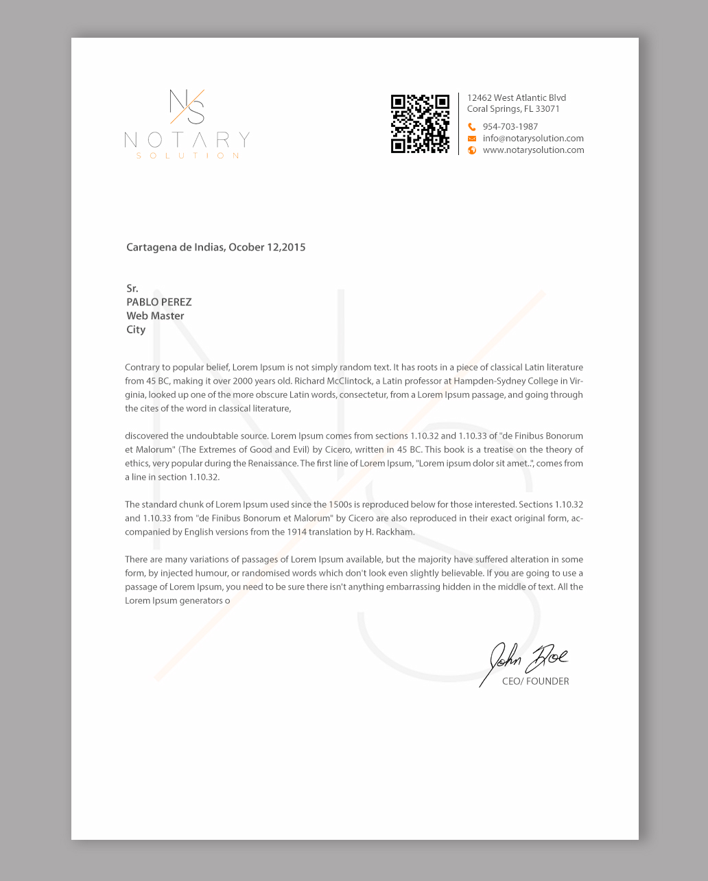 Letterhead Design by chandrayaan.creative for this project | Design #36101941