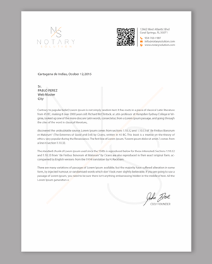 Letterhead Design by chandrayaan.creative for this project | Design: #36101941