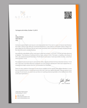 Letterhead Design by chandrayaan.creative for this project | Design: #36101942