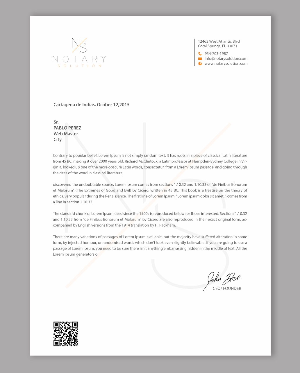 Letterhead Design by chandrayaan.creative for this project | Design #36101943