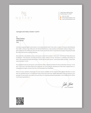 Letterhead Design by chandrayaan.creative for this project | Design: #36101943