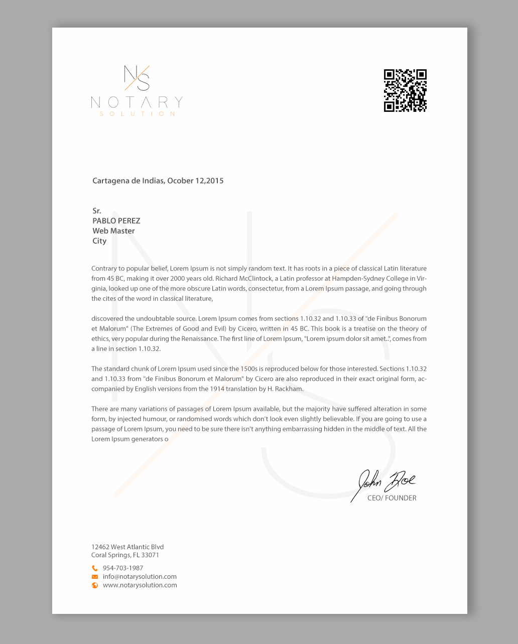Letterhead Design by chandrayaan.creative for this project | Design #36101944