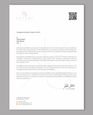 Letterhead Design by chandrayaan.creative for this project | Design: #36101944