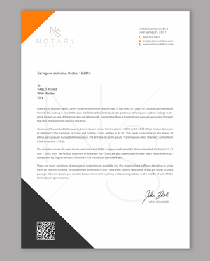 Letterhead Design by chandrayaan.creative for this project | Design: #36101946