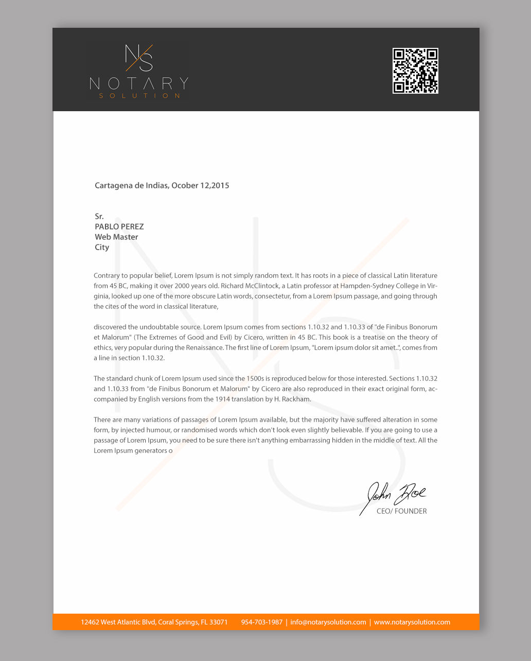 Letterhead Design by chandrayaan.creative for this project | Design #36101947