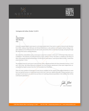 Letterhead Design by chandrayaan.creative for this project | Design: #36101947