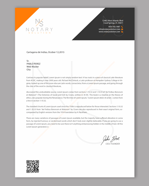 Letterhead Design by chandrayaan.creative for this project | Design: #36101948