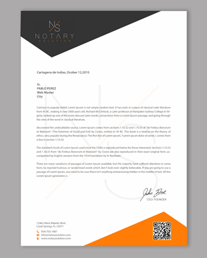 Letterhead Design by chandrayaan.creative for this project | Design: #36101949