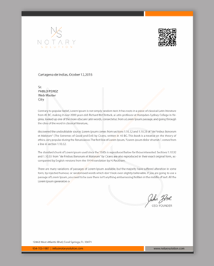 Letterhead Design by chandrayaan.creative for this project | Design: #36101951
