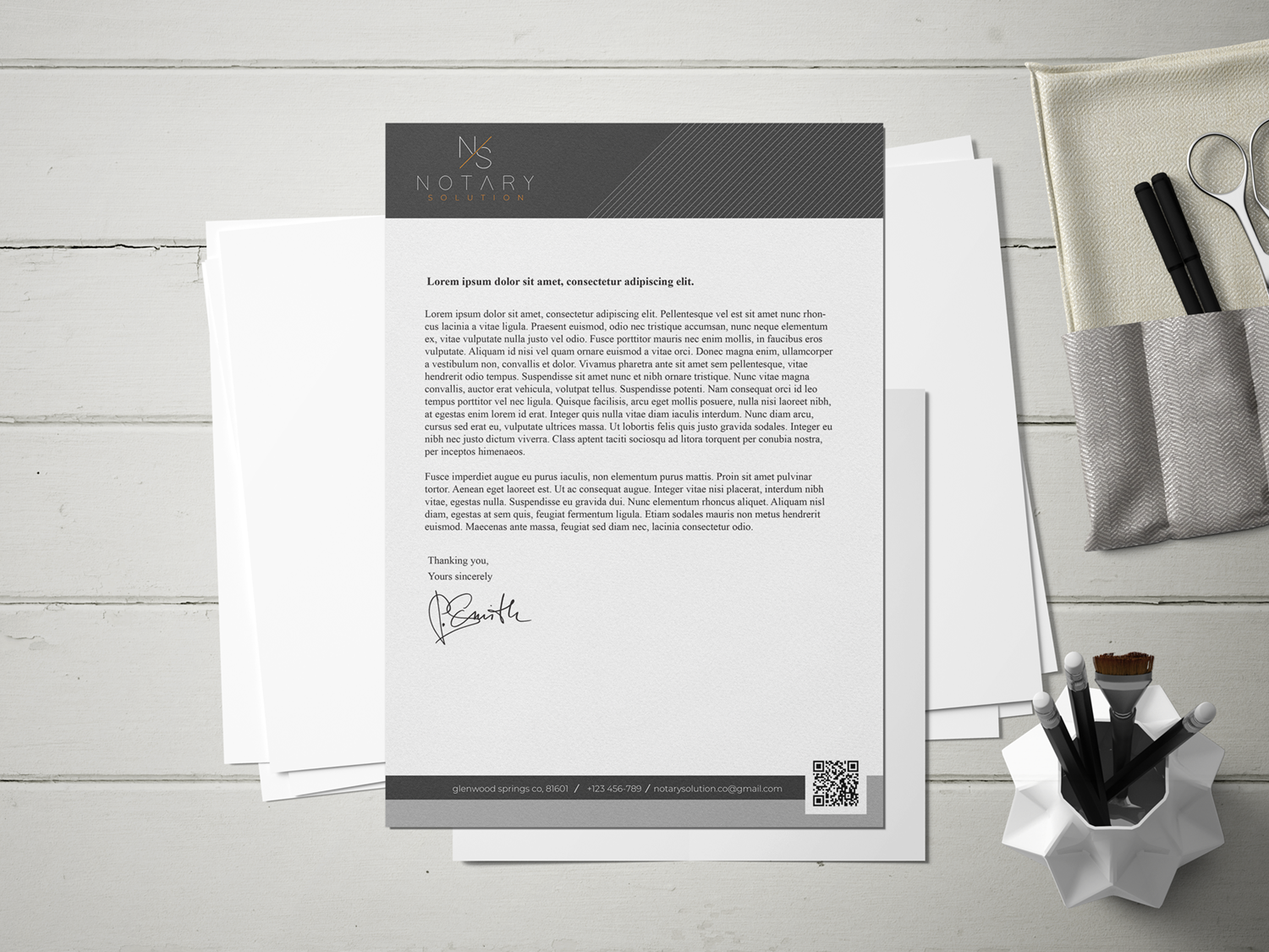 Letterhead Design by GMWIRE for this project | Design #36102345