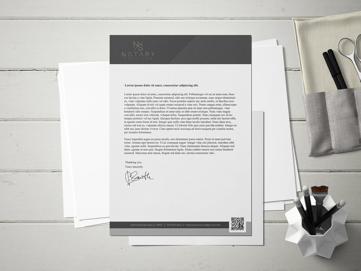 Letterhead Design by GMWIRE for this project | Design #36112437