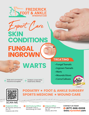 Flyer Design by Sergio Coelho for Frederick Foot & Ankle | Design: #36102557