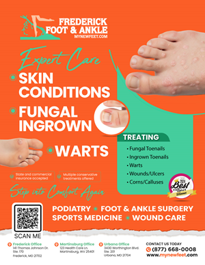 Flyer Design by Sergio Coelho for Frederick Foot & Ankle | Design: #36103379