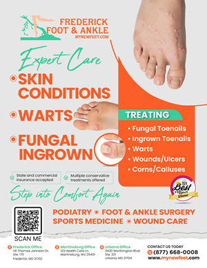 Flyer Design by Sergio Coelho for Frederick Foot & Ankle | Design: #36106426