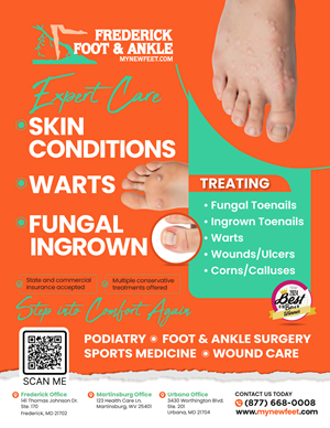 Flyer Design by Sergio Coelho for Frederick Foot & Ankle | Design: #36106473