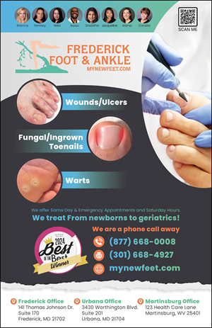 Flyer Design by MarkoE for Frederick Foot & Ankle | Design: #36104676