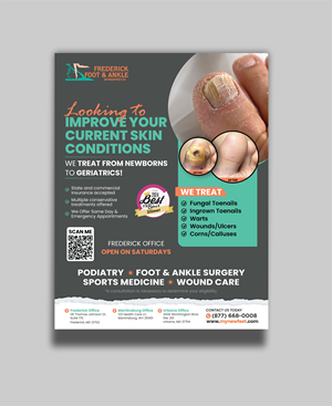 Flyer Design by Nel. for Frederick Foot & Ankle | Design: #36103121
