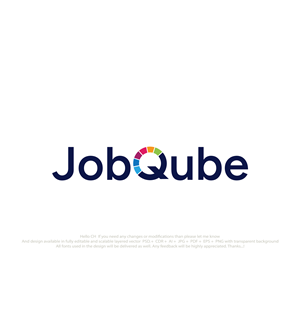 JobQube Logo. Logo for custom web software for construction companies.
