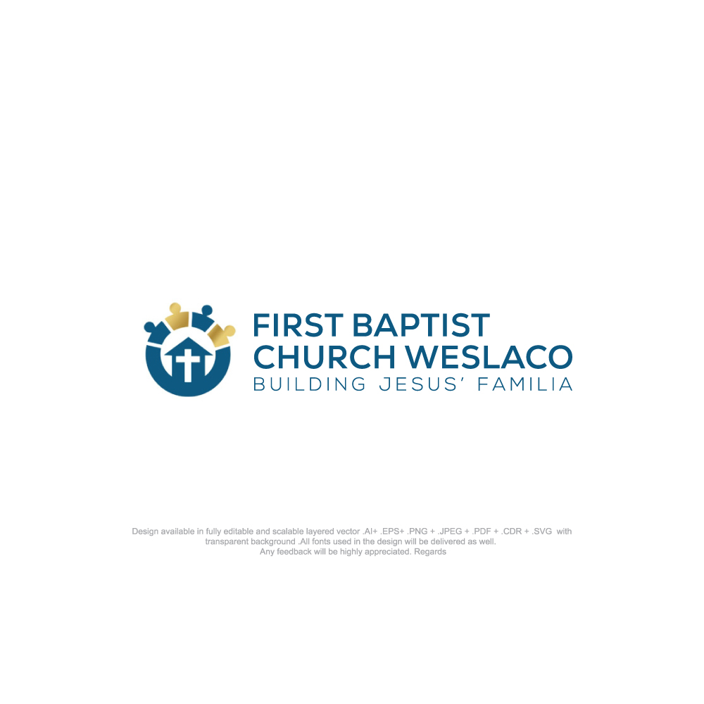 Diseño de Logo por vectorvision13 para First Baptist Church Weslaco | Diseño #36105344
