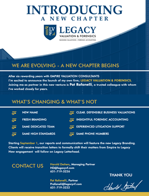 Flyer Design by Sa.muel for Legacy Valuation & Forensics | Design: #36105346