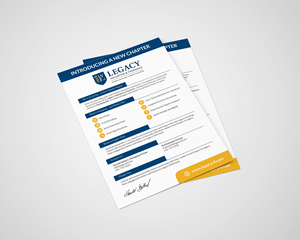 Flyer Design by barinix for Legacy Valuation & Forensics | Design: #36108392