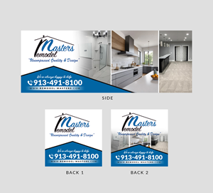Car Wrap Design by Sun Moon Graphic Designer for Remodel Masters | Design #36101802