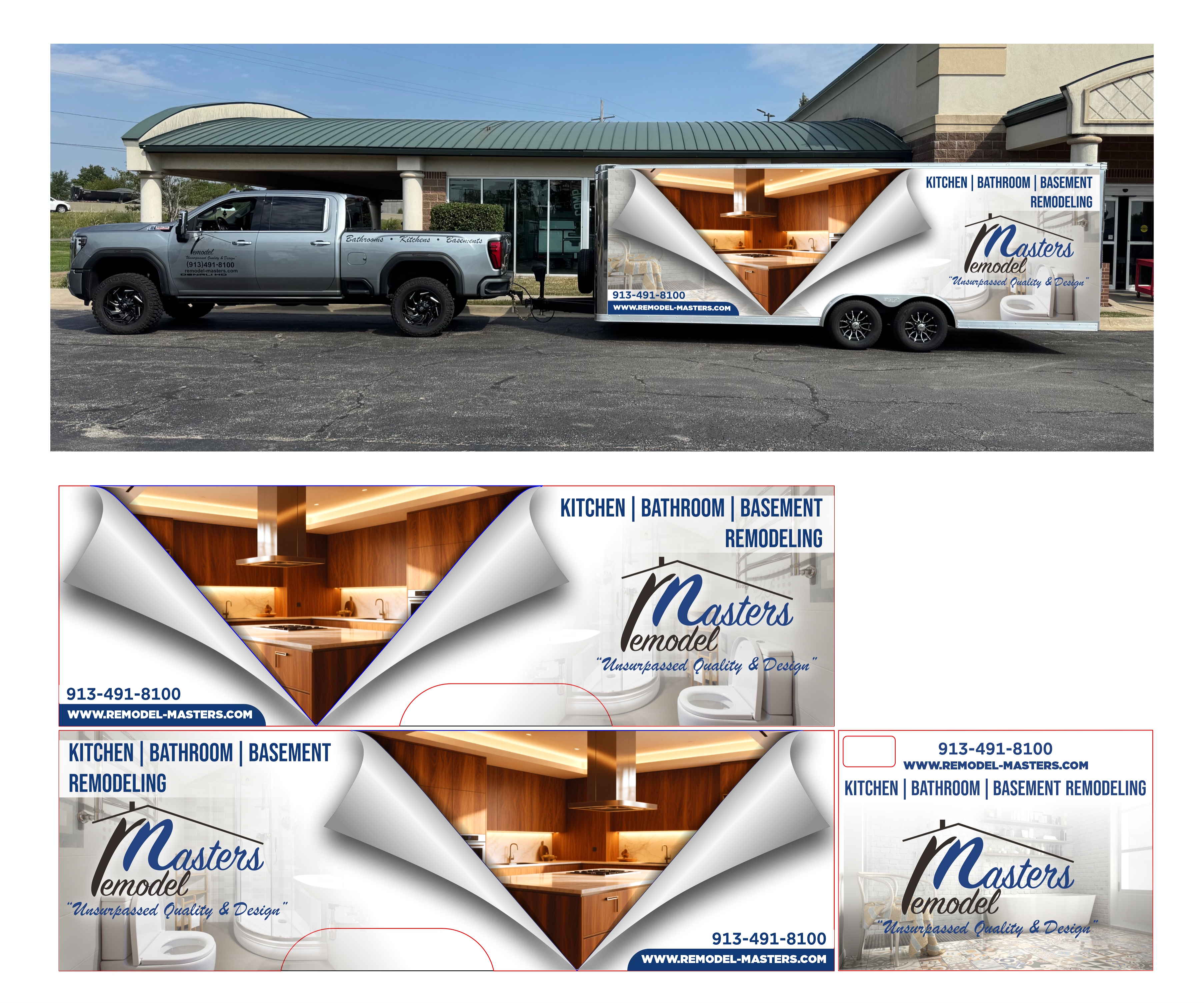 Car Wrap Design by BUSUJIMA_SAN for Remodel Masters | Design #36111067