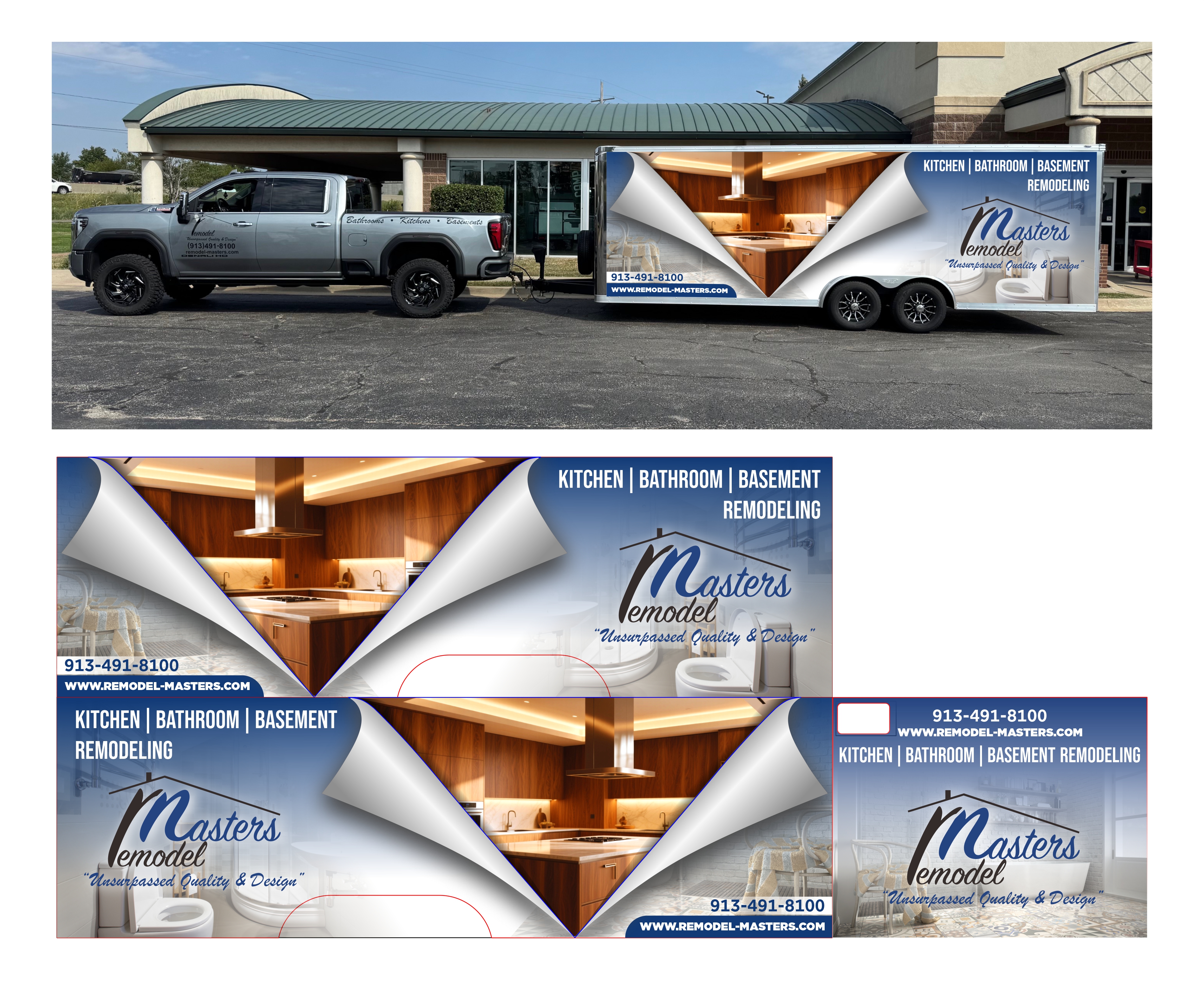 Car Wrap Design by BUSUJIMA_SAN for Remodel Masters | Design #36111249