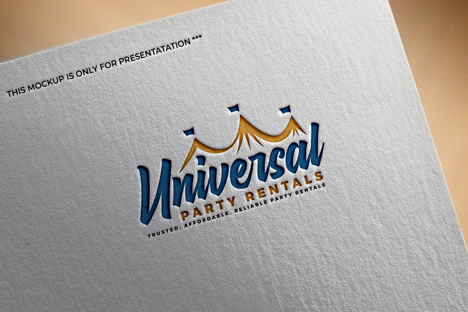 Logo Design by Widi Nalendra for Universal Party Rentals | Design #36102528