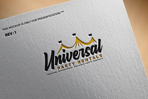 Diseño de Logo por Widi Nalendra para Universal Party Rentals | Diseño: #36105011