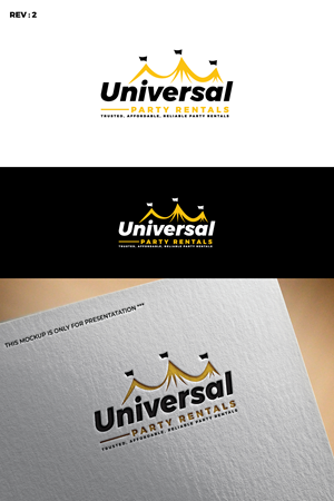 Diseño de Logo por Widi Nalendra para Universal Party Rentals | Diseño: #36105092