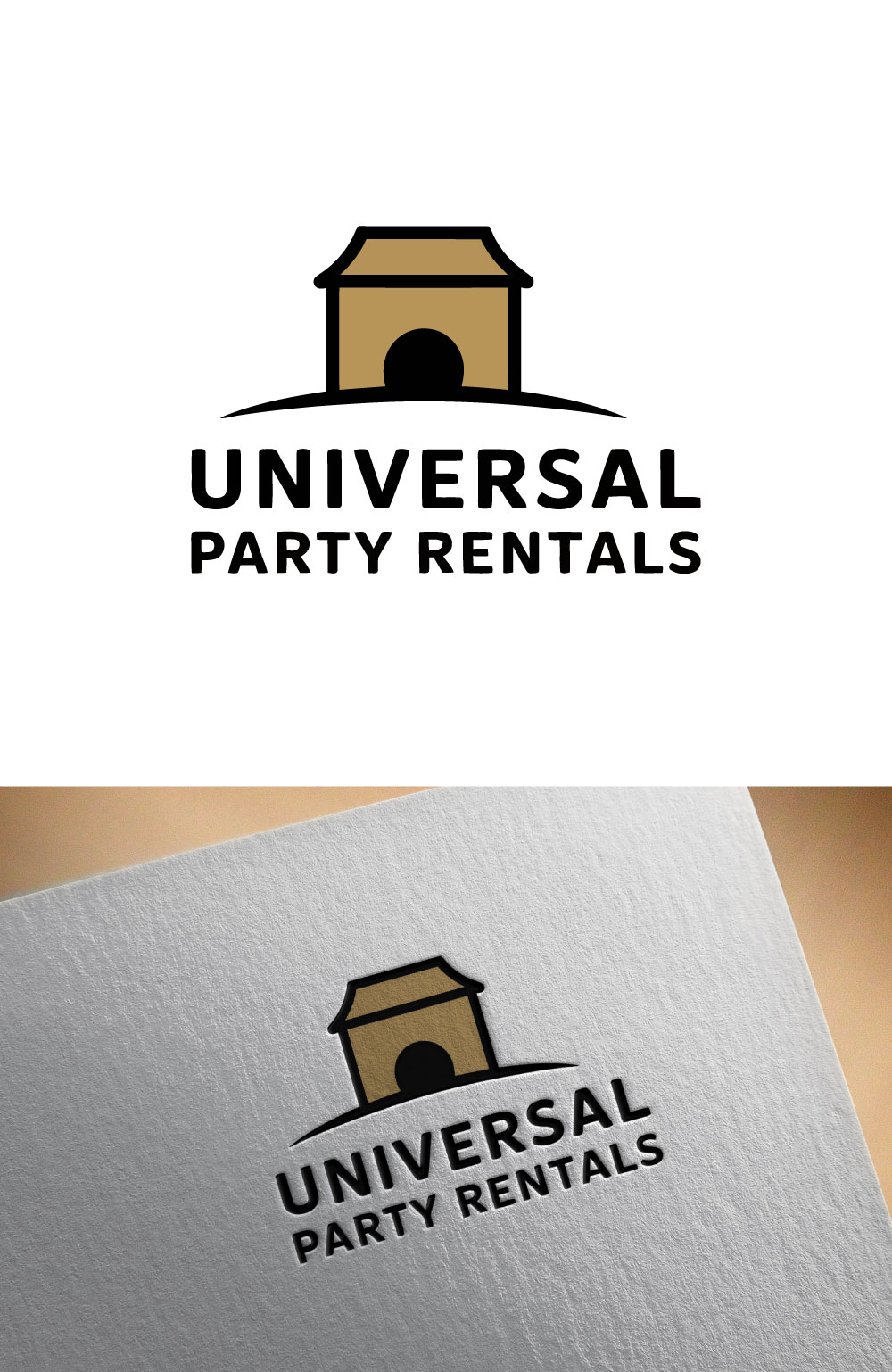 Diseño de Logo por KING JM para Universal Party Rentals | Diseño #36101303
