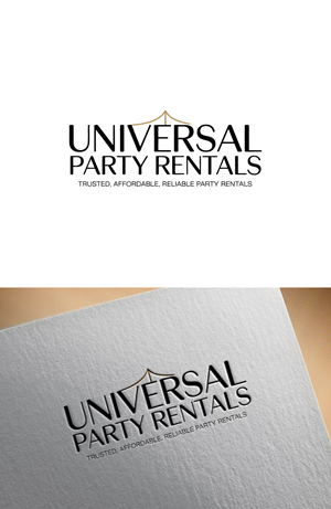 Logo Design by KING JM for Universal Party Rentals | Design: #36101304