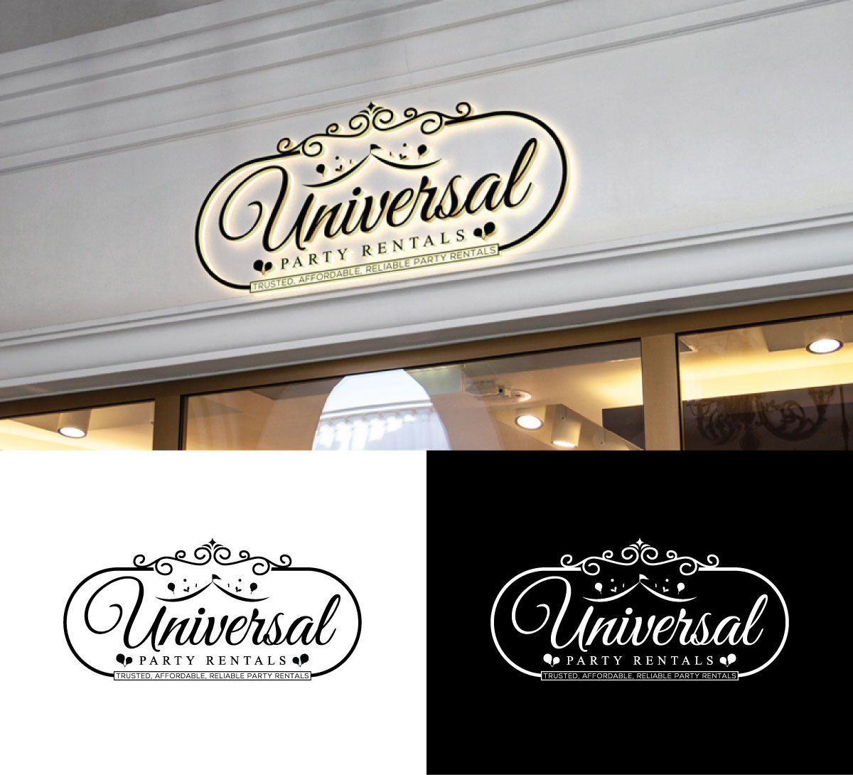 Logo Design by ThemeBoss for Universal Party Rentals | Design #36109049