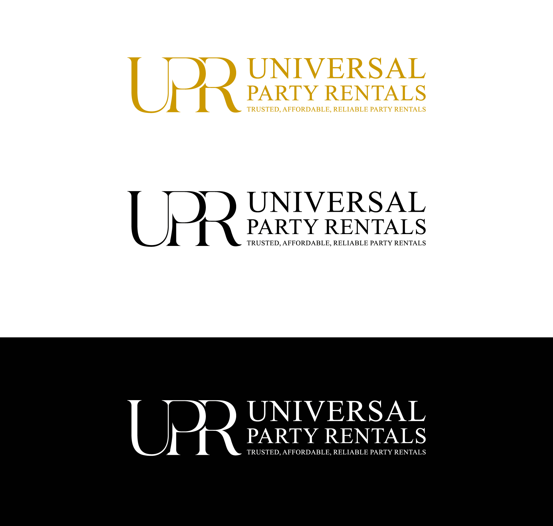 Design de Logo par Climax-pro pour Universal Party Rentals | Design #36109387