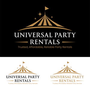 Logo Design by John Mark Arts for Universal Party Rentals | Design: #36101641