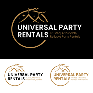 Diseño de Logo por John Mark Arts para Universal Party Rentals | Diseño: #36101674