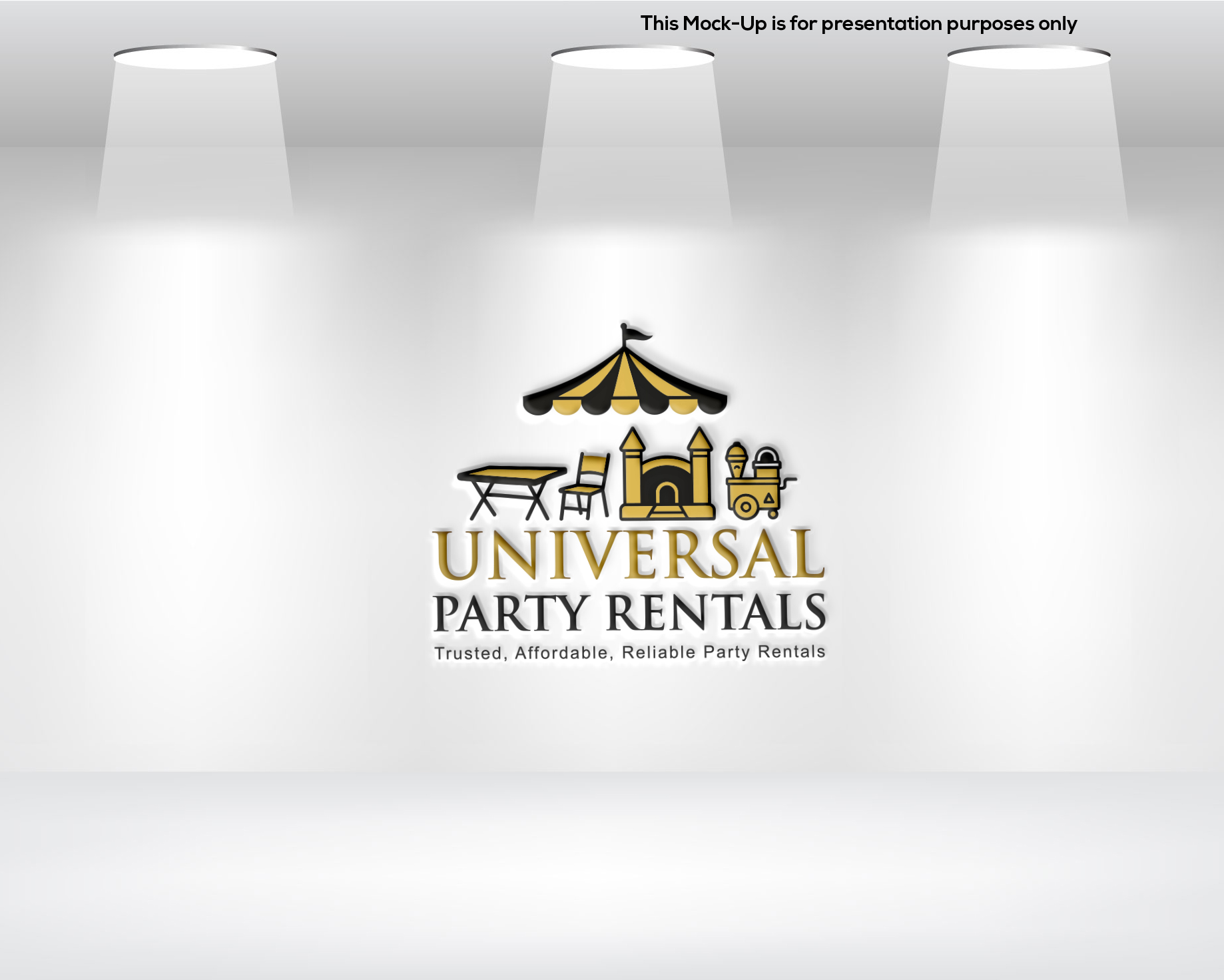 Logo Design by Muina for Universal Party Rentals | Design #36102619