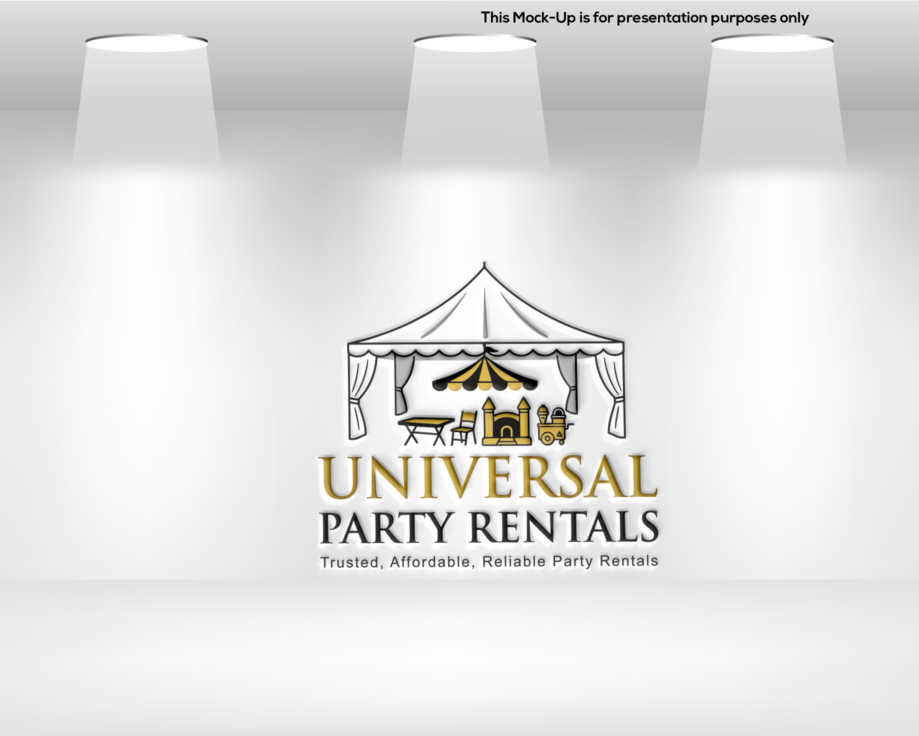 Logo Design by Muina for Universal Party Rentals | Design #36105144