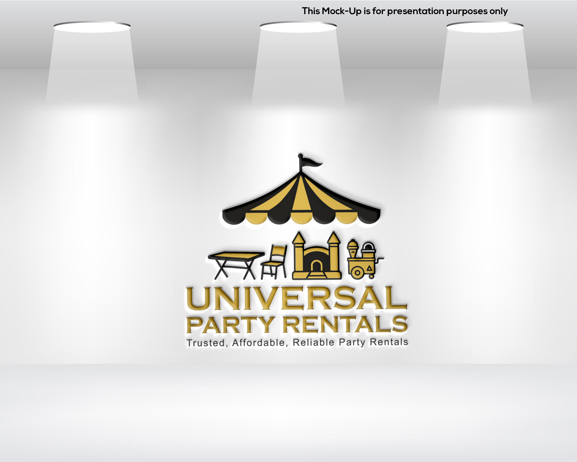 Logo Design by Muina for Universal Party Rentals | Design: #36112612